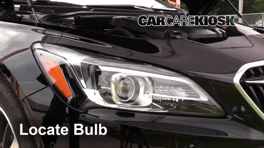 2018 Buick LaCrosse Premium 3.6L V6 Lights Headlight (replace bulb)